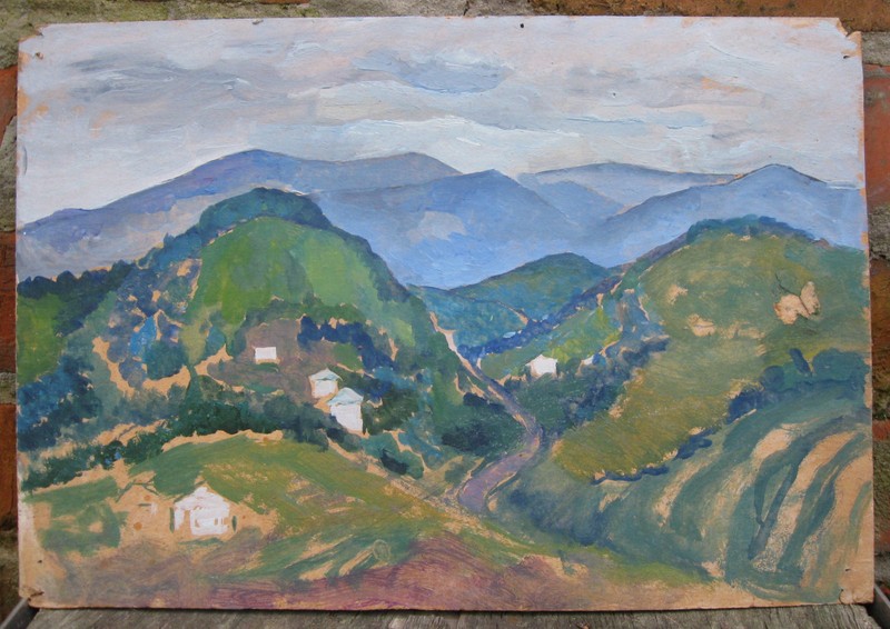 Painting «Krim» USSR Ukraine 1960