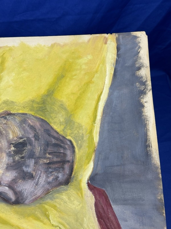 C.1950 STILL LIFE Painting, Oil on Paper 24" x 18" Impressionism gallery
