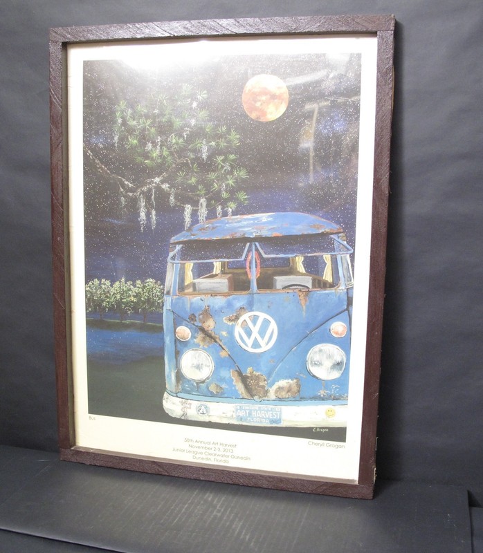 Cheryll Grogan 1963 63 VW Bus Print 2013 Art Harvest Dunedin Florida Gulfport gallery