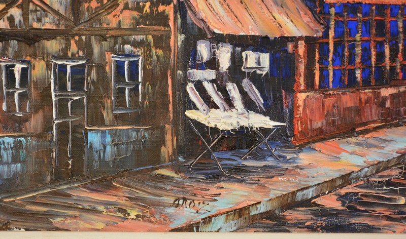 Impressionist Painting - Vibrant Street Scene Montmartre - Historic Paris France gallery