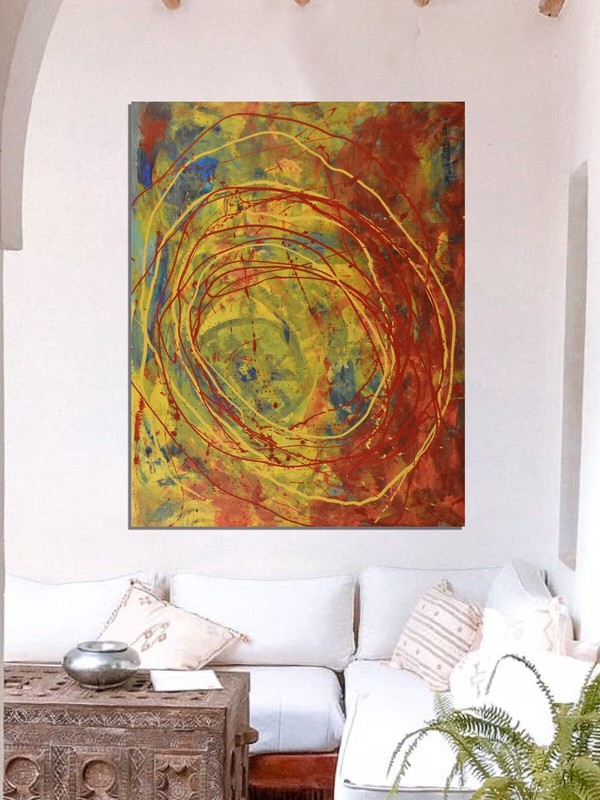 Mark Little, original￼, Painting, 72” X 56” Acrylic, Abstract, POP Art, Modern