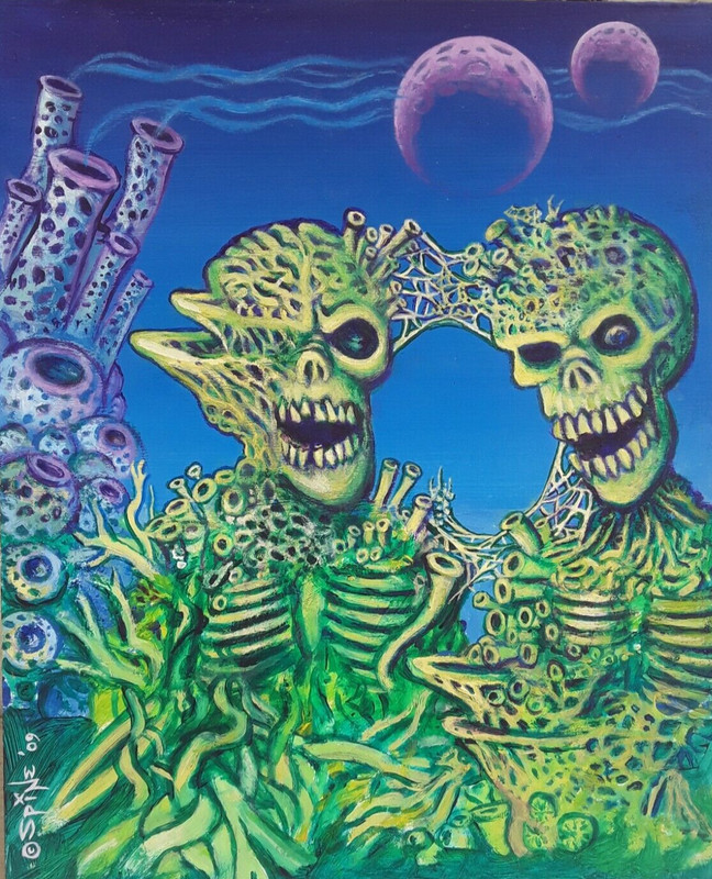 Original Art by Rick "SPINE" Mountfort "FUNGUS AMONGUS" gallery