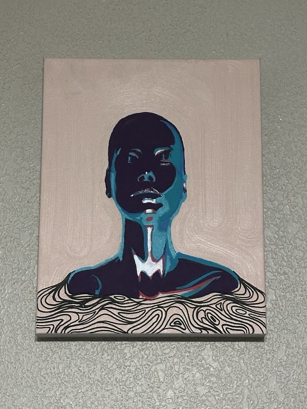 Original Hand Painted On Canvas, Acrylic Painting 11x14inches Abstract