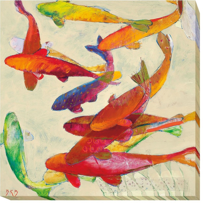 Tangled by Brenda K Bredvik Gallery-Wrapped Canvas Giclee Art (36 in x 36 in)