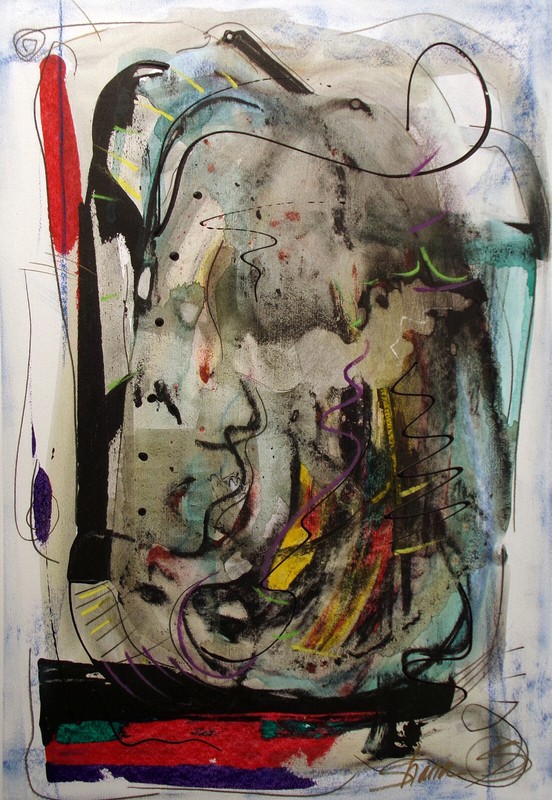 Shana Dominguez «Mireqs» Hand Signed Original Acrylic Painting on Paper