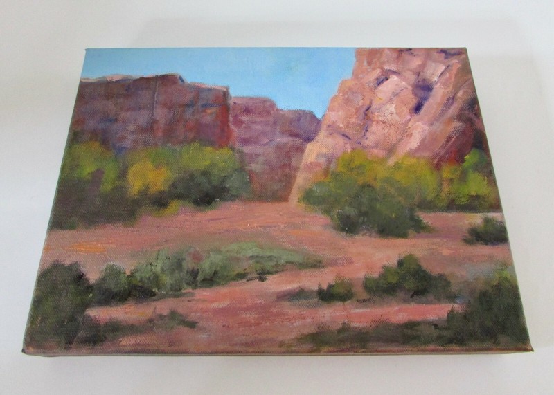 Ellen Walton Santa Fe Southwest Landscape Red Rock Canyon Cliffs