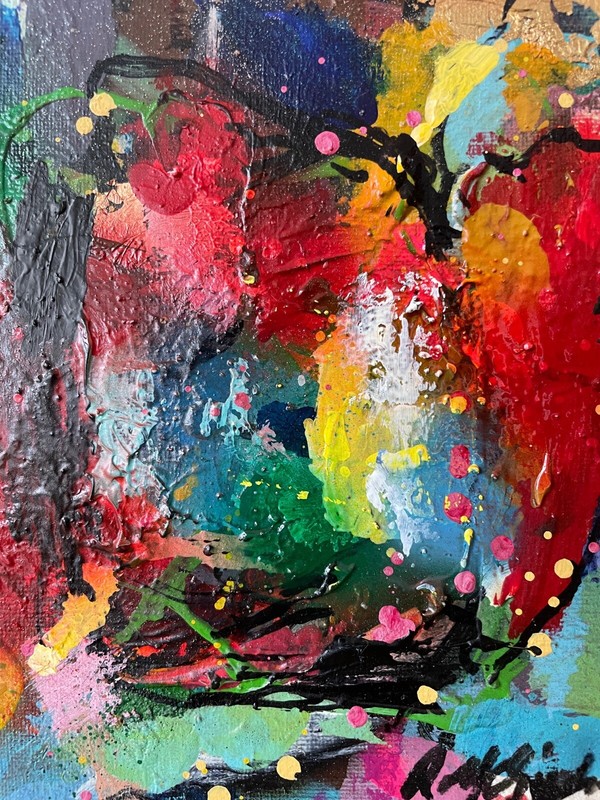 Rolf Gjedsted 1947-2022 Abstract Art Composition Fantasy Danish Midcentury gallery