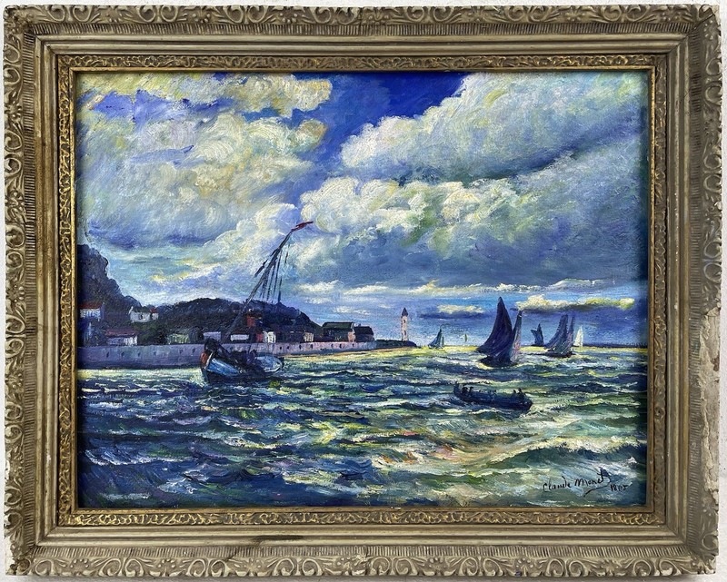 Claude Monet (Handmade) Oil on canvas painting signed & Framed
