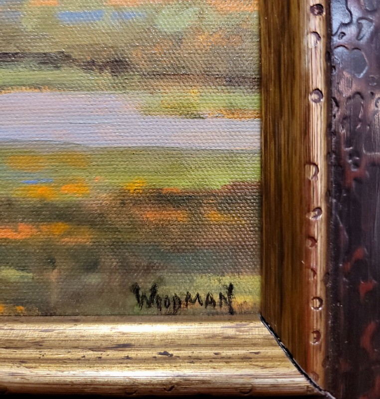Patrick Woodman-Eucalyptus Trees in a California Wildflowers landscape gallery