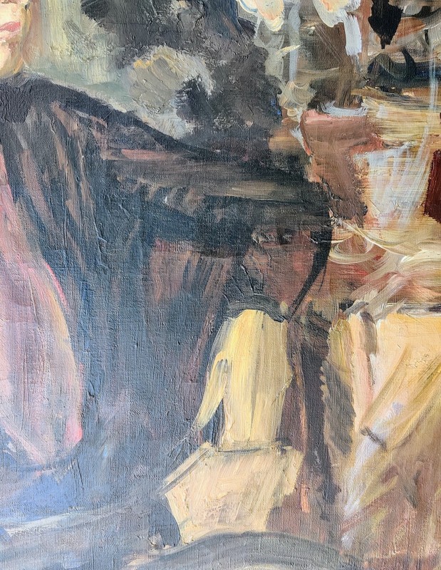 Mogens Vantore (1895-1977): PORTRAIT OF A WOMAN, original oil painting gallery