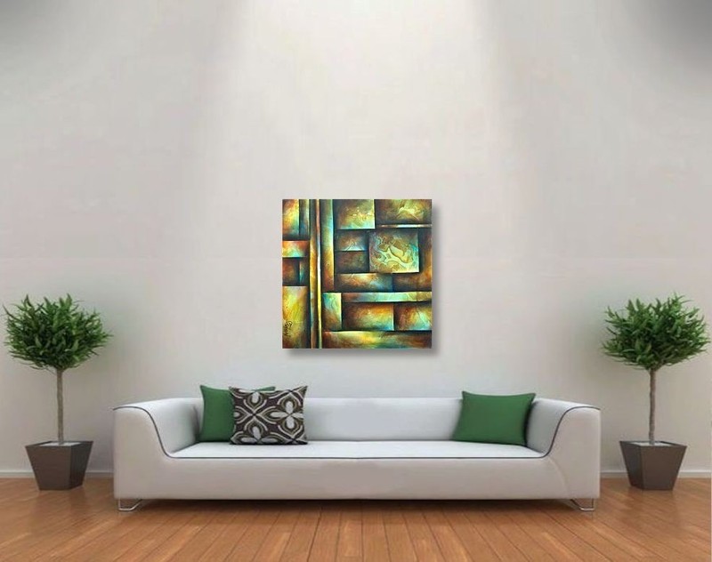 Art decorative home trend original Mix L ang abstract original design painting gallery
