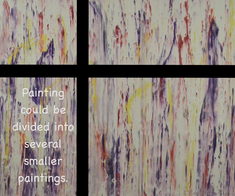 Mark Little Professional￼￼ Artist Painting 81” X 62”(6ft. 9in)Abstract Modern gallery