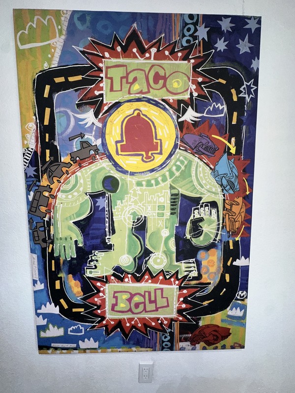 “Drive Thru” Taco Bell Painting By Mark T Smith.