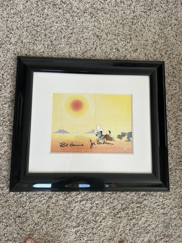 SIGNED Hanna Barbera Original Hand Painted Production