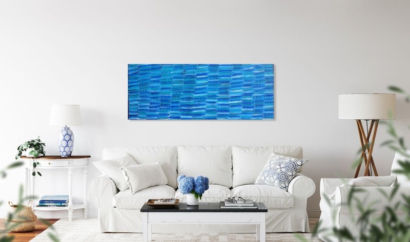 SELINA NUMINA 130 x 57 cm Original Aboriginal Painting. Bush Yam gallery