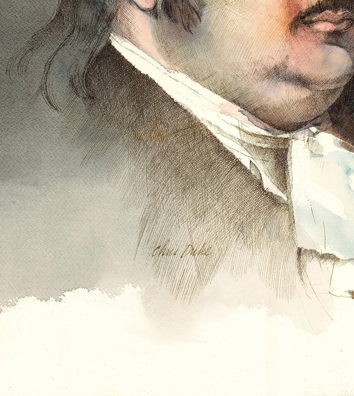 Chris Duke (NY,VA,20/21C) watercolor painting 154215 gallery