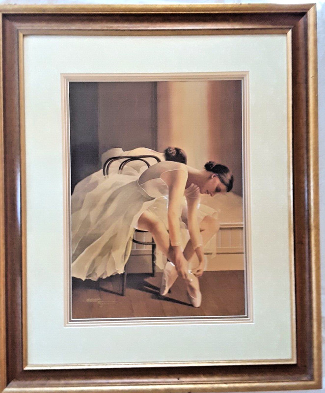 ARTHUR FITZPATRICK (1919-2015), «Ballerinas», Orig. Watercolor, Rare Original