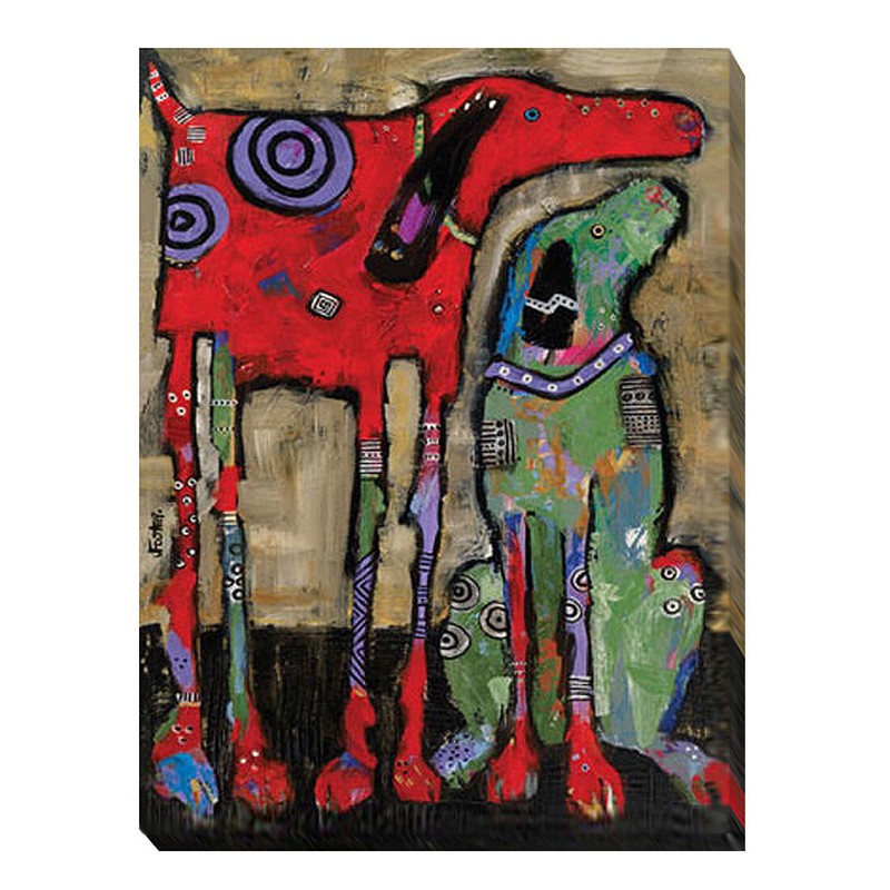 Wait and Stay by Jenny Foster Gallery-Wrapped Canvas Giclee Art (16 in x 12 in)