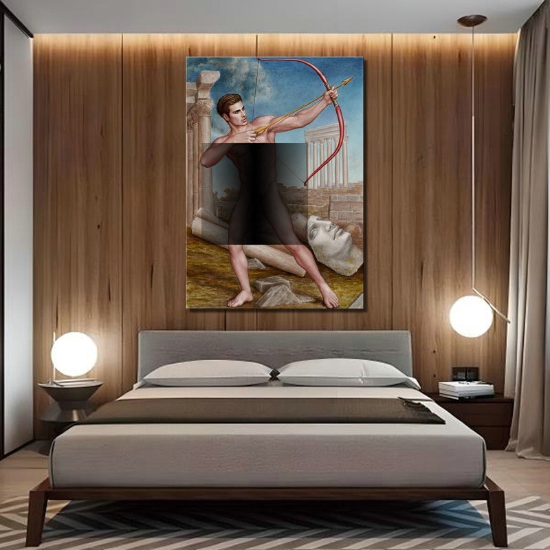 oil paintings art Modern Life male 100%hand-painted on canvas 20x28in #2012
