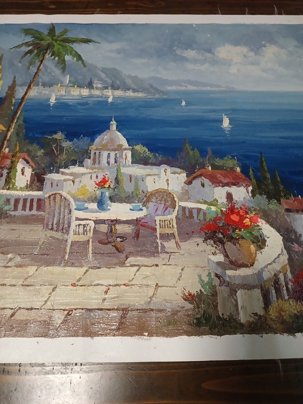 Antonio Di Viccaro Original Oil Painting DiViccaro 36" x 24" Y5139 gallery