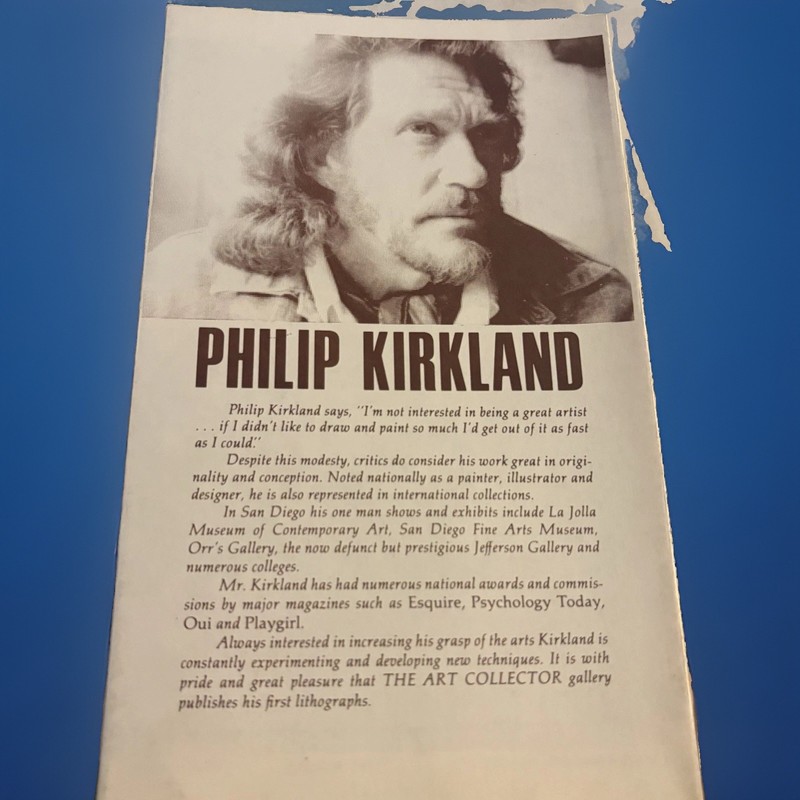 Philip Kirkland "Natural Mind" Original Painting 1972 Featured Psychology Today gallery