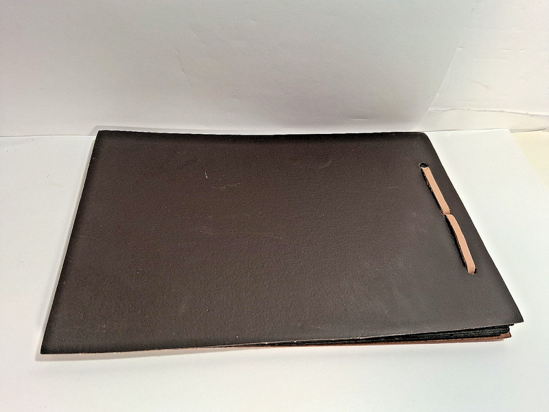 1950's Photo Album AIR BRUSH Leather Cover Colorful Blond Skier Aspen Colo gallery