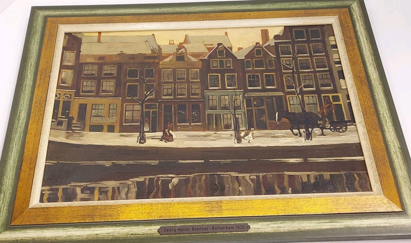 Attributed to George Hendrik Breitner (1857-1923) Rotterdam zur Winterzeit gallery