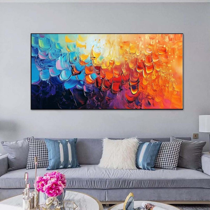 3D Hand Painted Abstract Wall Art Oil Painting On Canvas Home Decoration XhBB181