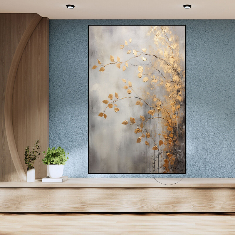 100% Handmade Modern Abstract Thick Oil Painting On Canvas For Room Decoration gallery