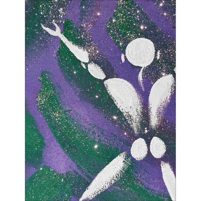MESSENGER Jerome - Acrylic painting "Man in white" 35x27cm (5F) - 2023 gallery