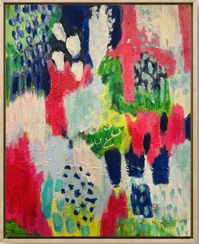 Goddess Dream Unframed 11x14 ABSTRACT IMPRESSIONISM ORIGINAL Canvas Signed