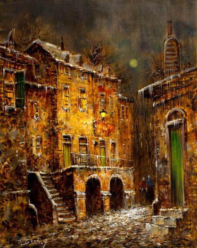 F Berthy (Europe,20C) oil painting 136757