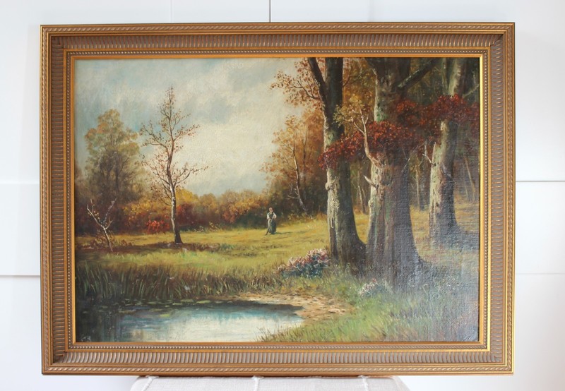 19th Century Dutch Oil Painting In Style of Joan Ten Kate - Unsigned gallery