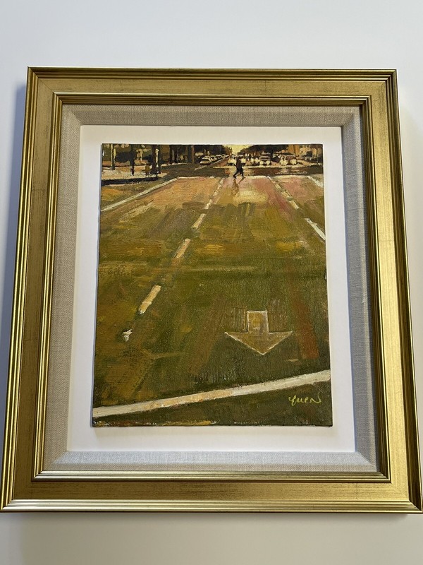 KEVIN YUEN PAINTING AMERICAN CALIFORNIA REGIONALIST IMPRESSIONIST URBAN LISTED