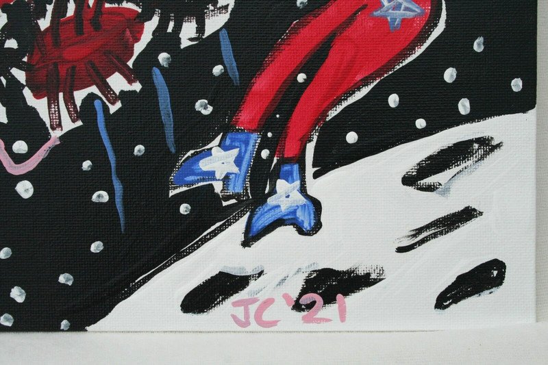 Jr CHARLIE FAST OUTER SPACE COCKROACHES DEFENDERS OUTSIDER POLITICAL FOLK ART gallery