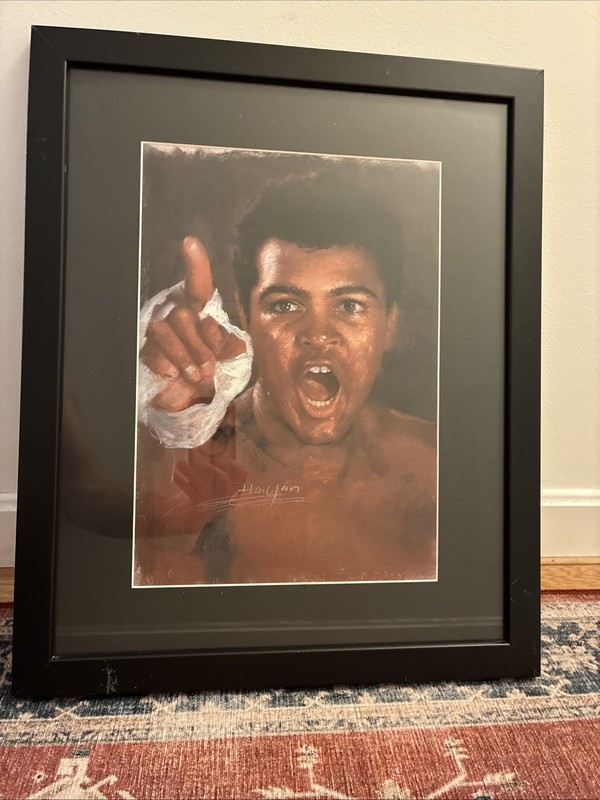 Artists rendering of Muhammad Ali – 18×22 Framed