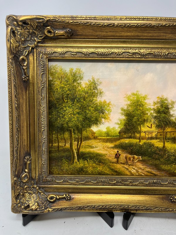 Idyllic Country Stroll in the Golden Hour 13x15 gallery