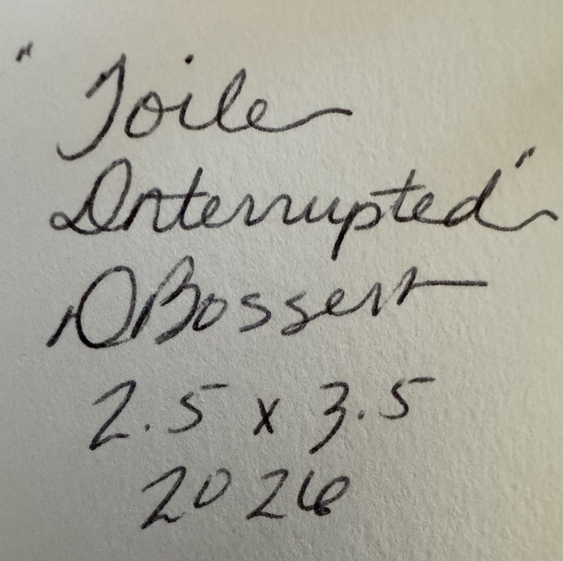 “Toile Interrupted” ACEO Watercolor By DBossert Features Cardinal Bird gallery