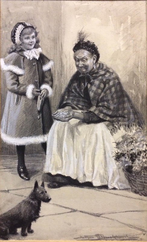 Arthur H Buckland; Orig. Frontispiece Illus. for E.V. Lucas Children's Book '08