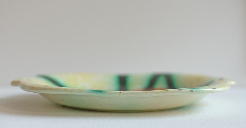 Eva Stricker Zeisel Schramberg Plate Ceramic Lead Glaze Manufacture Brand 8614 gallery