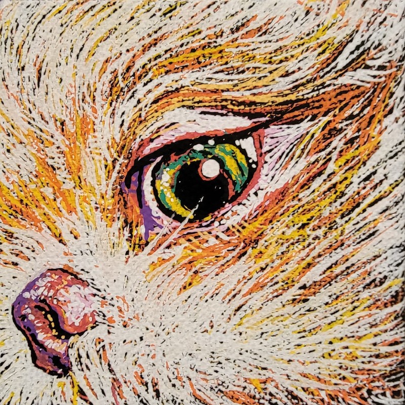 Amazing Custom Pet Portrait - 12"x16"x.5" - Archival Canvas gallery