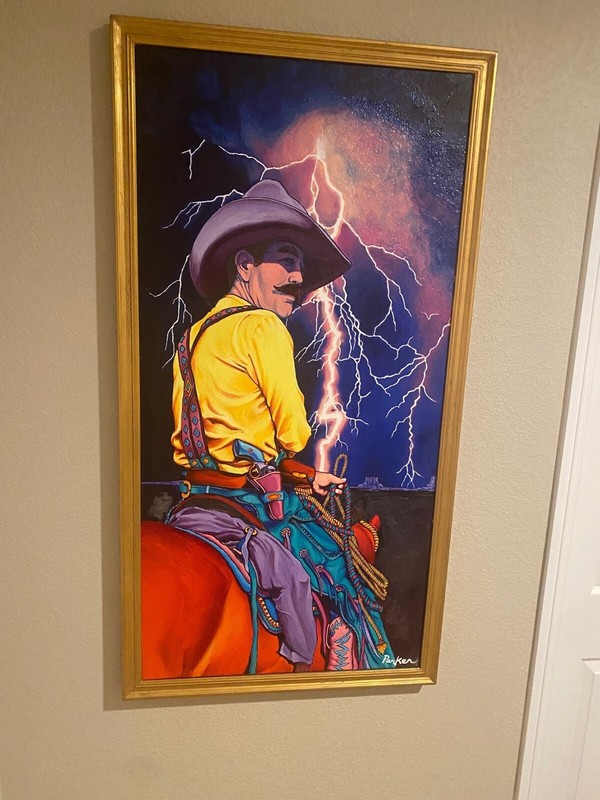 Original Painting by David Sherwin Parker  " Into the Storm"