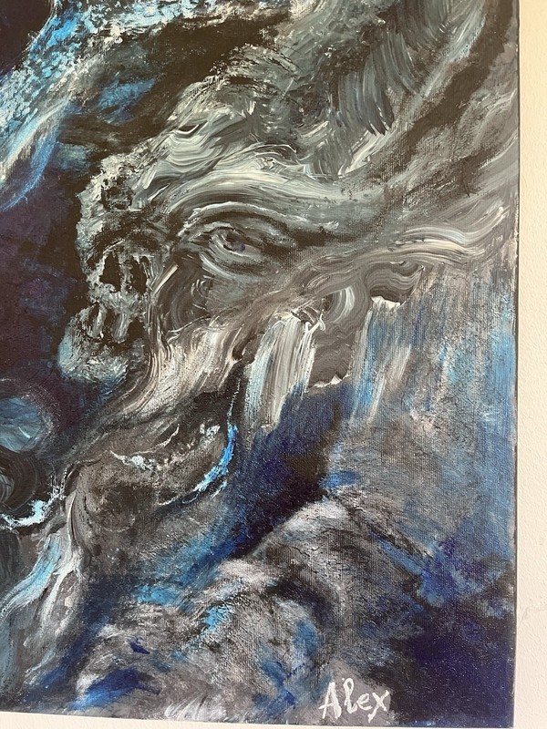 Original Picture Painting “ Vision “ Alex Altman gallery
