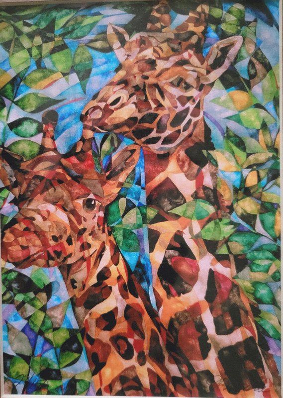 Giraffe 8x10 Print Jan Brieschke signed and numbered gallery