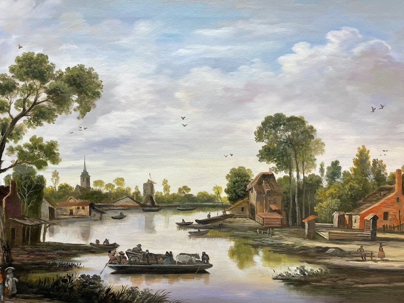 36×24 inch oil paintings on canvas 100% hand-painted