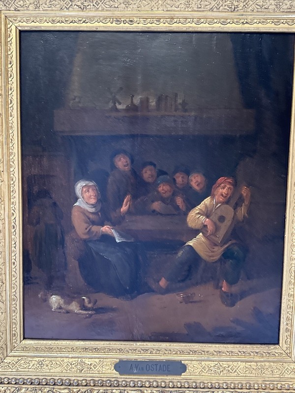 Adriaen Jansz van Ostade OIL PAINTING OLD MASTER 17TH CENTURY PORTRAIT PEOPLE gallery