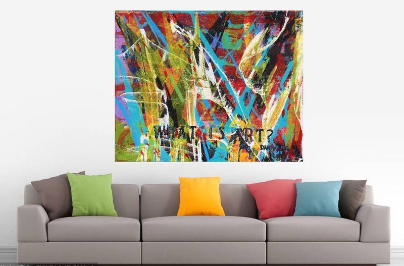 LARGE CONTEMPORARY ORIGINAL MODERN ABSTRACT CANVAS PAINTING ART Dan Byl 4x5ft gallery