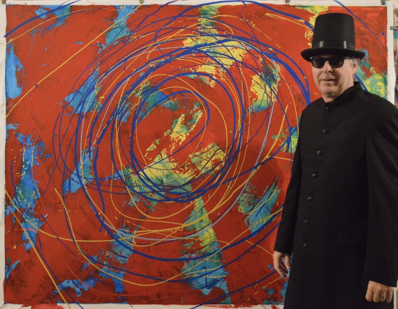 Mark Little, original￼, Painting, 72” X 56” Acrylic, Abstract, POP Art, Modern
