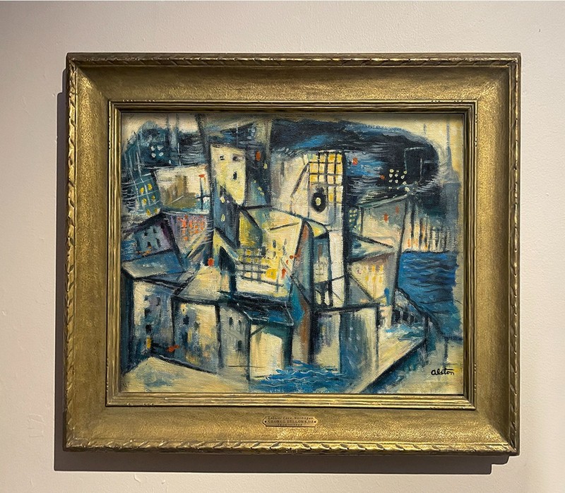 Charles Alston Painting – Buildings – Urban Landscape – HARLEM Renaissance