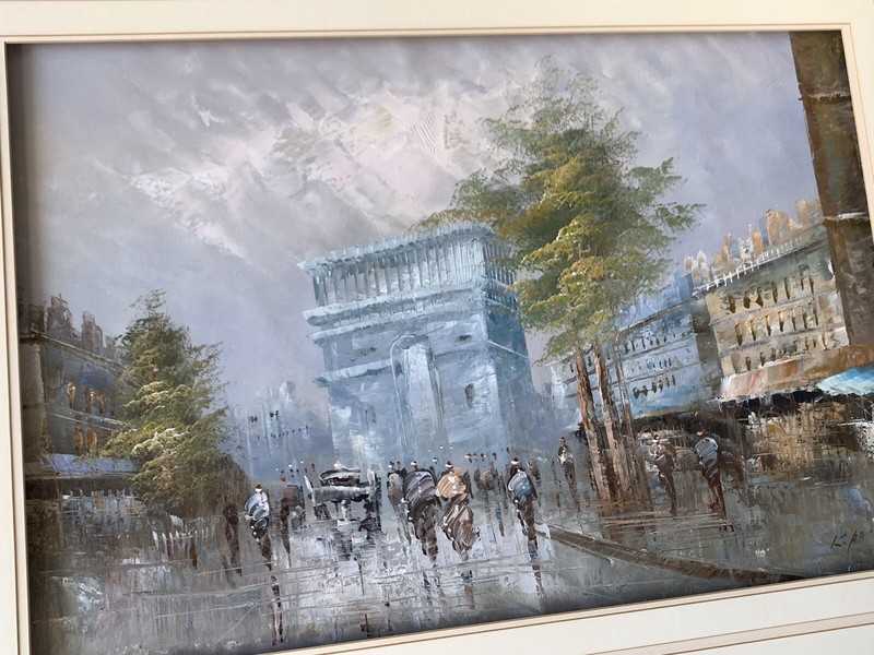 LOUIS BASSET (1948-2013) Original Oil Painting Signed Local Pickup L.Charles
